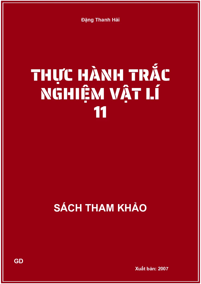 Thực hành trắc nghiệm vật lí 11