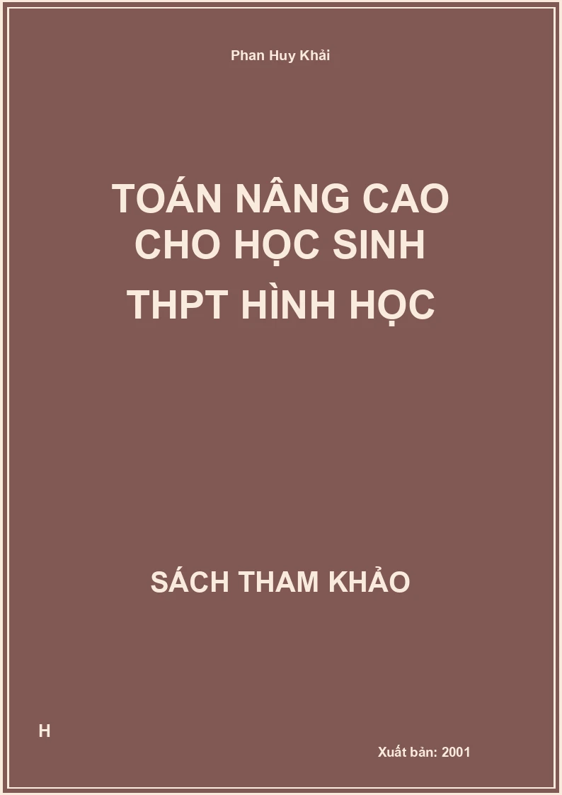 Toán nâng cao cho học sinh thpt hình học