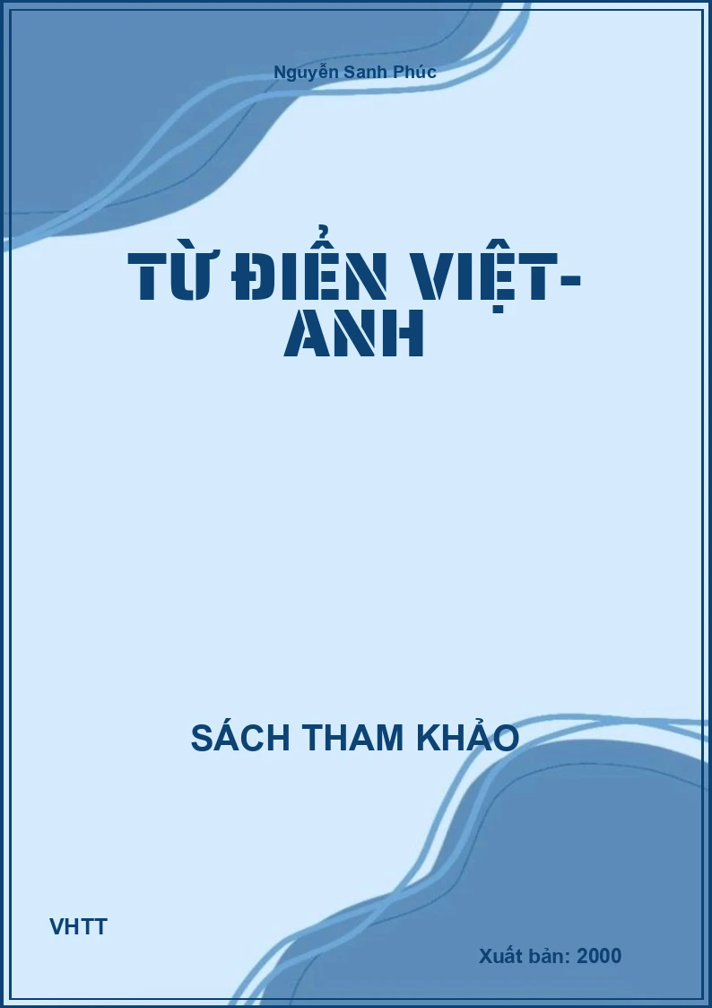 Từ điển Việt- Anh