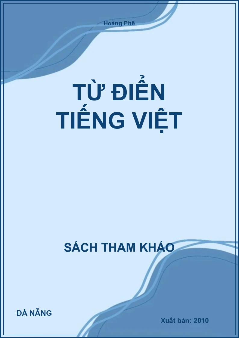 Từ điển tiếng việt