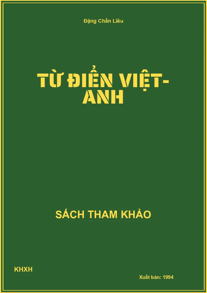 Từ điển Việt- Anh