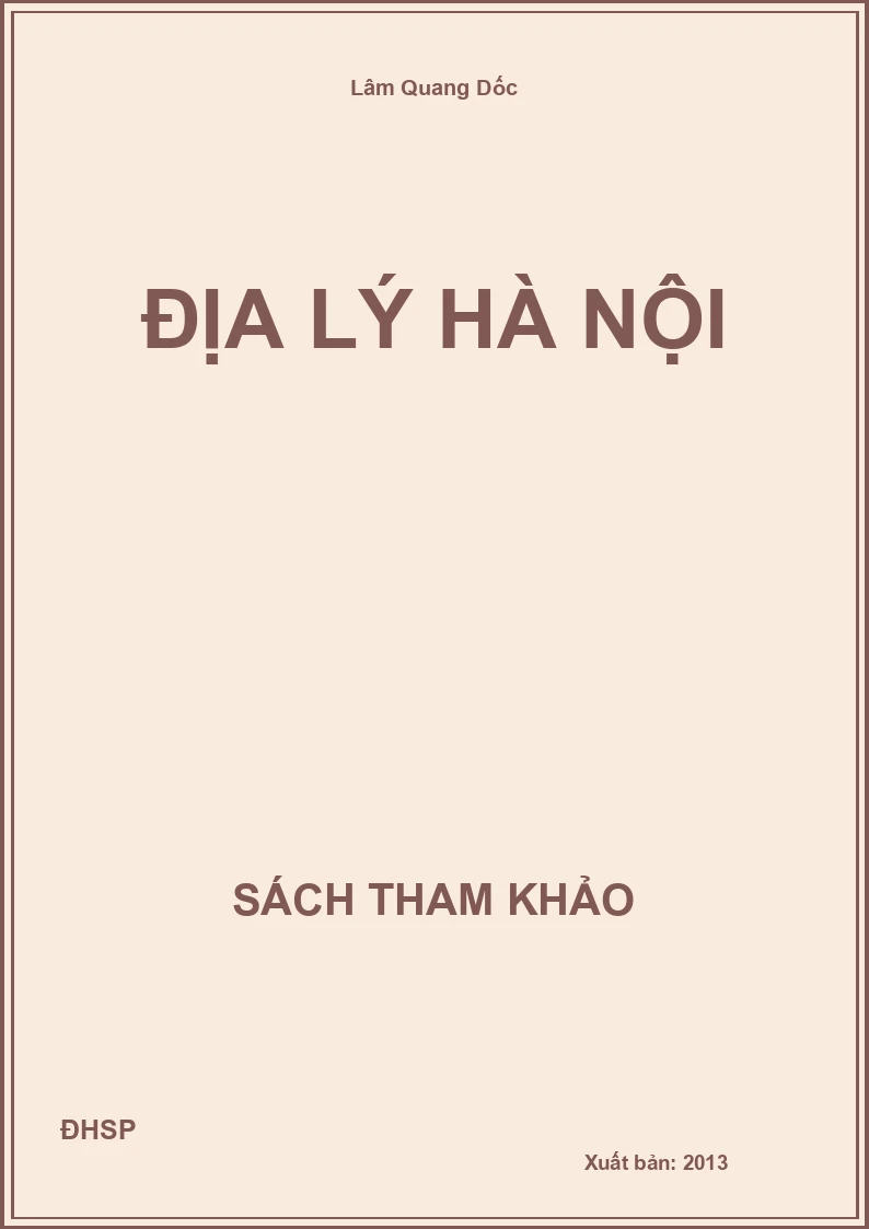 Địa lý Hà Nội
