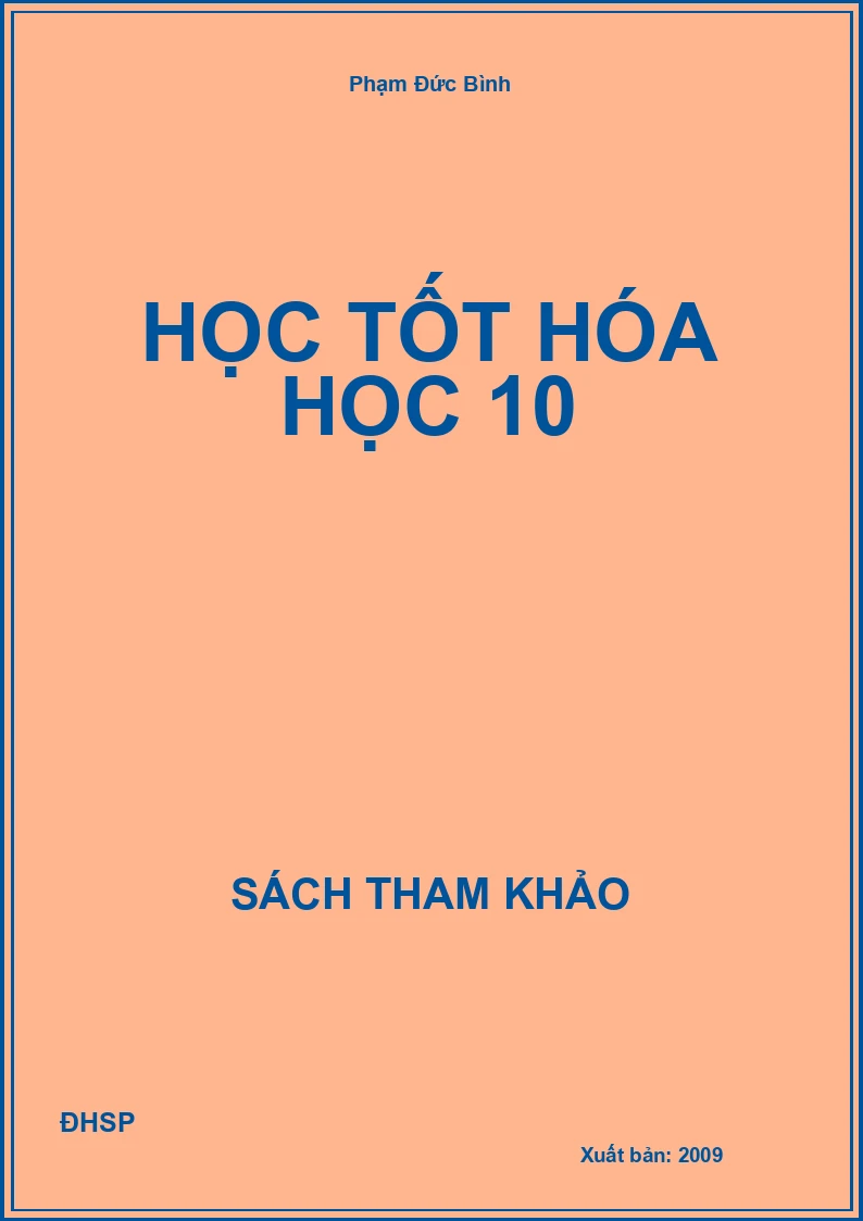 Học tốt hóa học 10