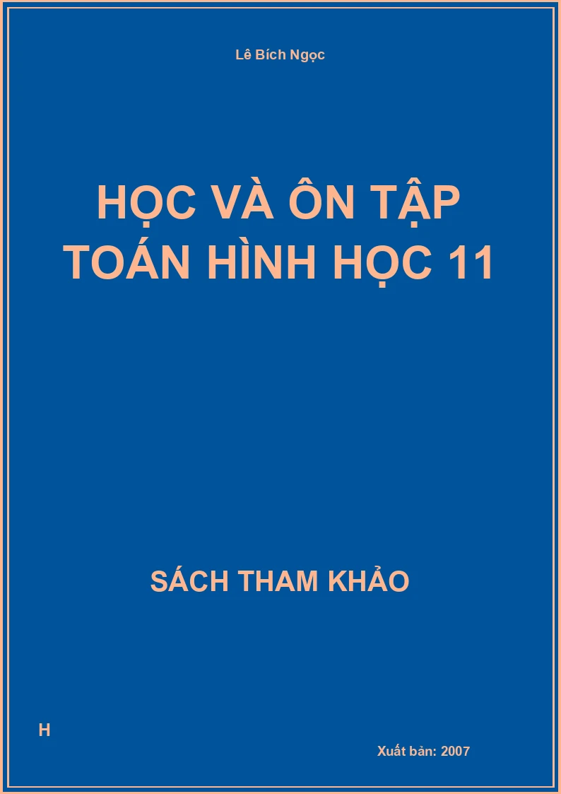 Học và ôn tập toán hình học 11