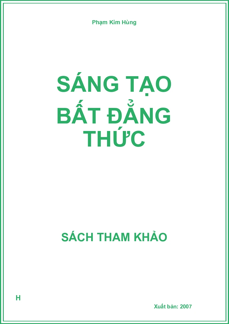 Sáng tạo bất đẳng thức