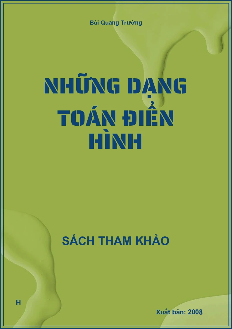 Những dạng toán điển hình