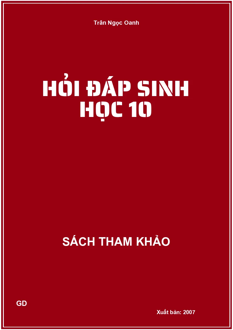 Hỏi đáp sinh học 10