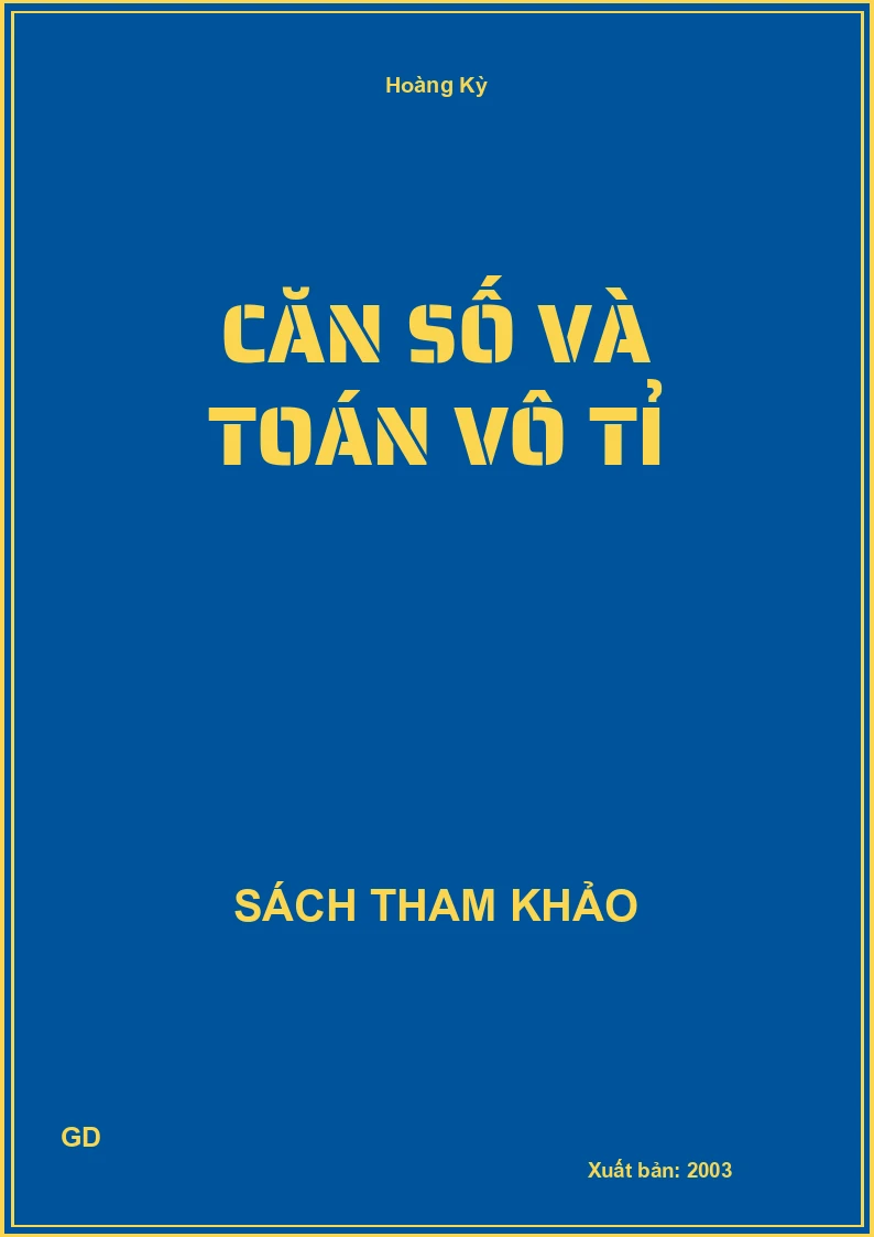 Căn số và toán vô tỉ