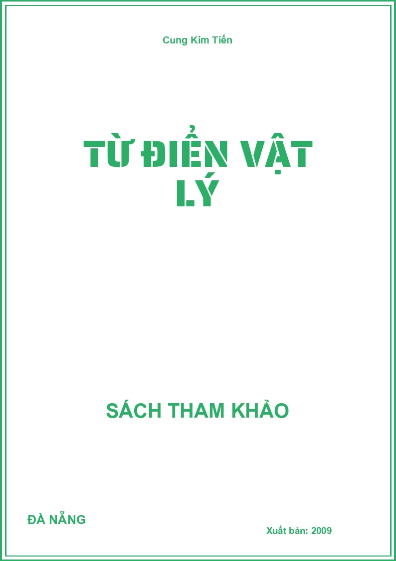 Từ điển vật lý