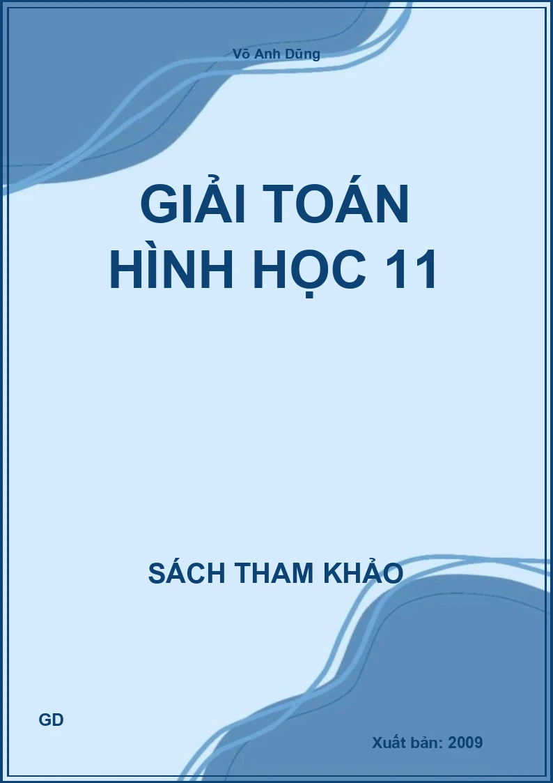 Giải toán hình học 11