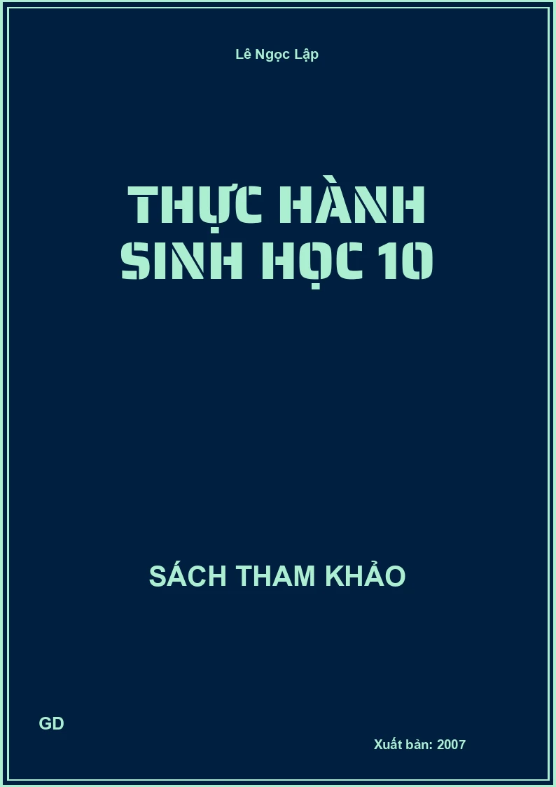 Thực hành sinh học 10