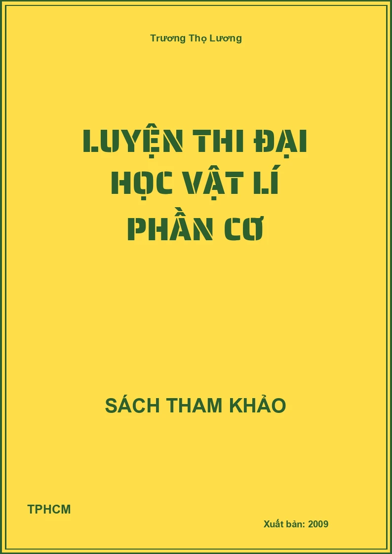 Luyện thi đại học vật lí phần cơ