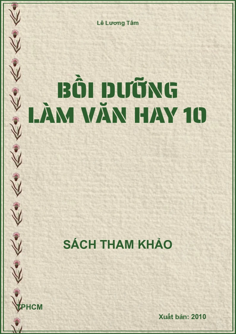 Bồi dưỡng làm văn hay 10