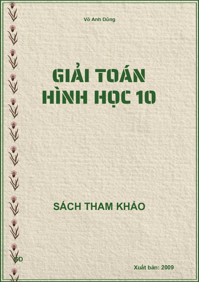 Giải toán hình học 10