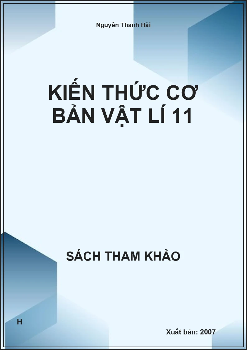 Kiến thức cơ bản vật lí 11