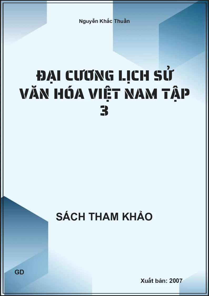 Đại cương lịch sử văn hóa việt nam tập 3
