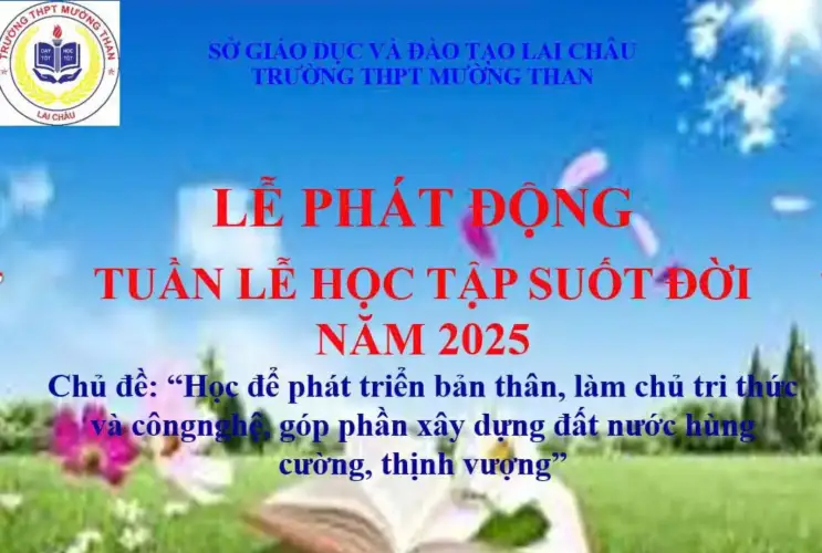 Trường THPT Mường Than Hưởng ứng tuần lễ học tập suốt đời năm 2025