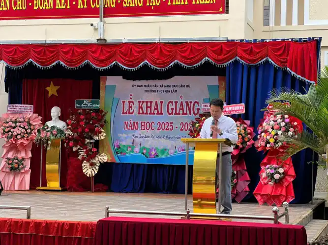 Trường THCS Gia Lâm Khai Giảng Năm Học 2025-2026: Vững Bước Trên Hành Trình Tri Thức