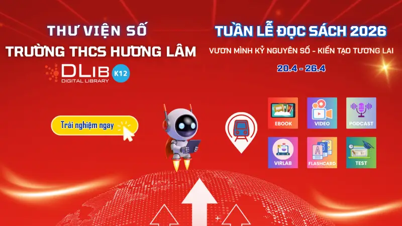 Chinh phục Tuần Lễ Đọc Sách 2026: “Vươn mình Kỷ nguyên số – Kiến tạo tương lai” với 6 trạm trải nghiệm hấp dẫn