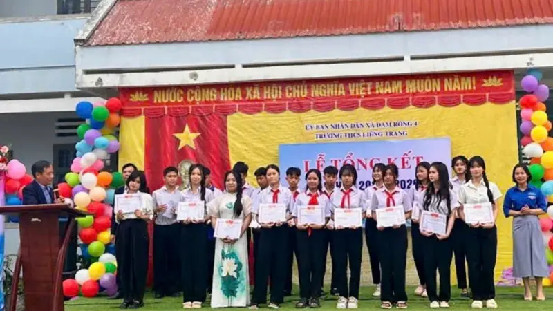 Dấu ấn tuổi học trò dưới mái Trường THCS Liêng Trang thân yêu