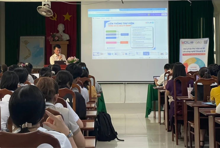 Buổi tập huấn tại trường THPT Võ Thị Sáu - tỉnh Bà Rịa Vũng Tàu