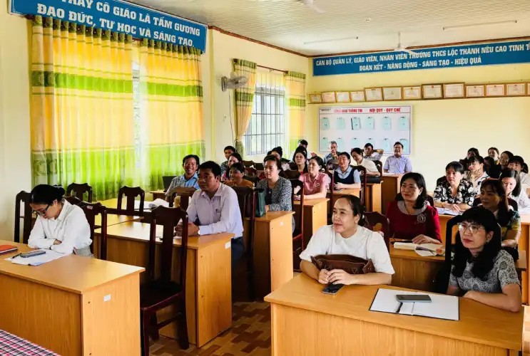 Trường THCS Lộc Thành Bắt Nhịp Chuyển Đổi Số Với Thư Viện Số DLib K12