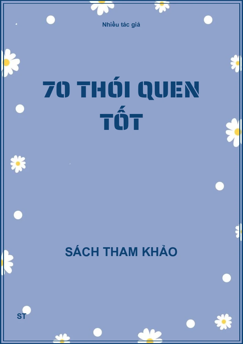 70 thói quen tốt
