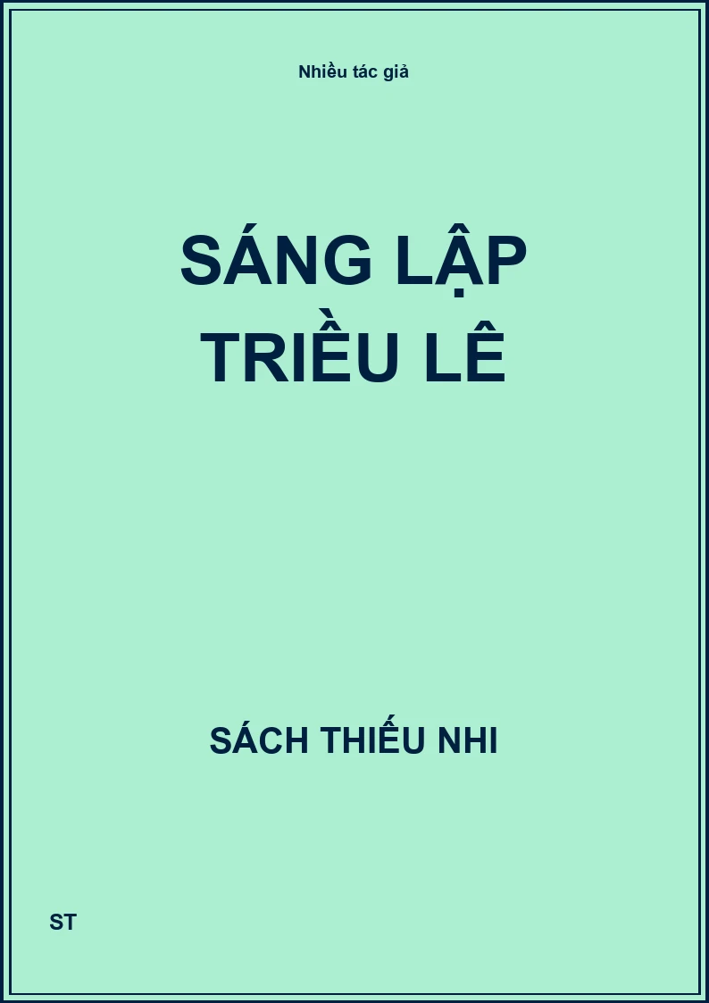 Sáng lập triều Lê
