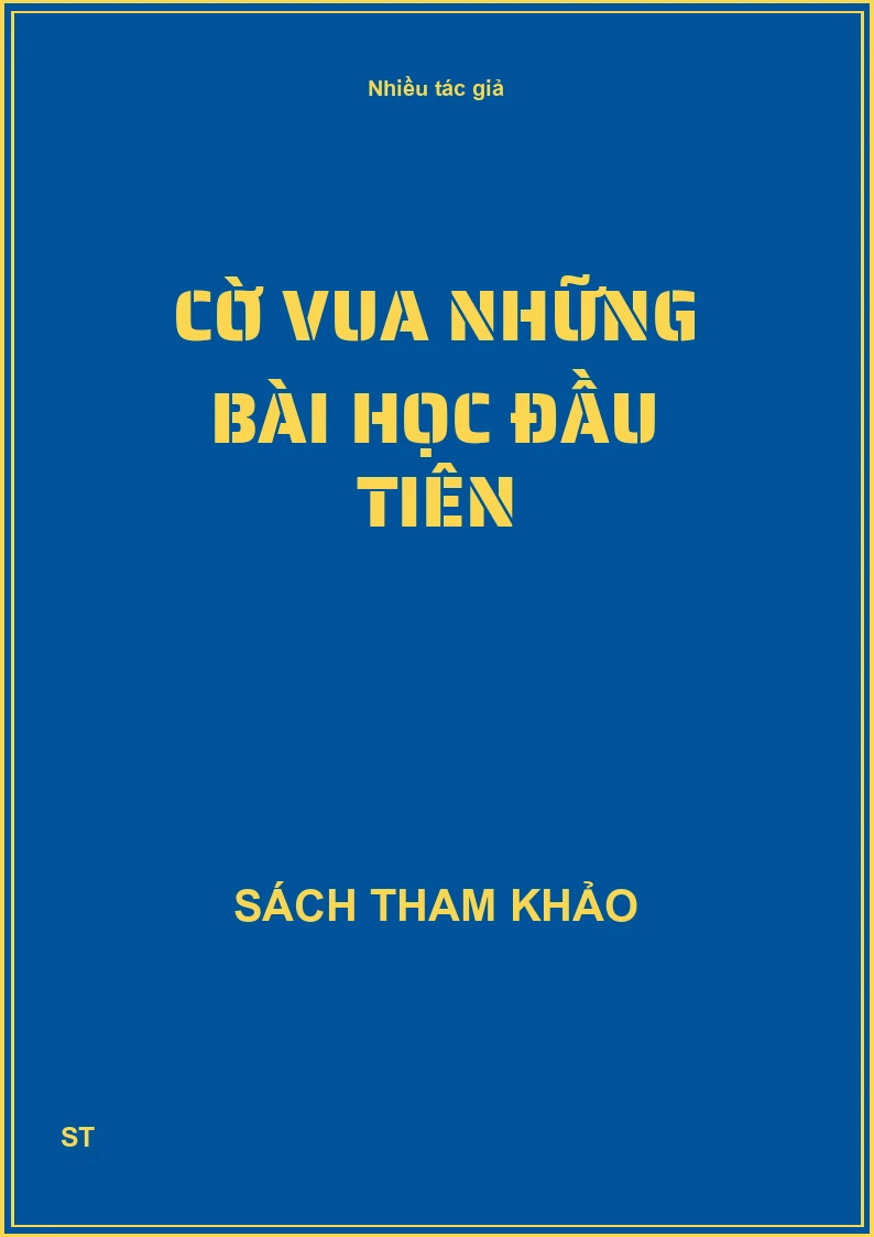 Cờ vua những bài học đầu tiên