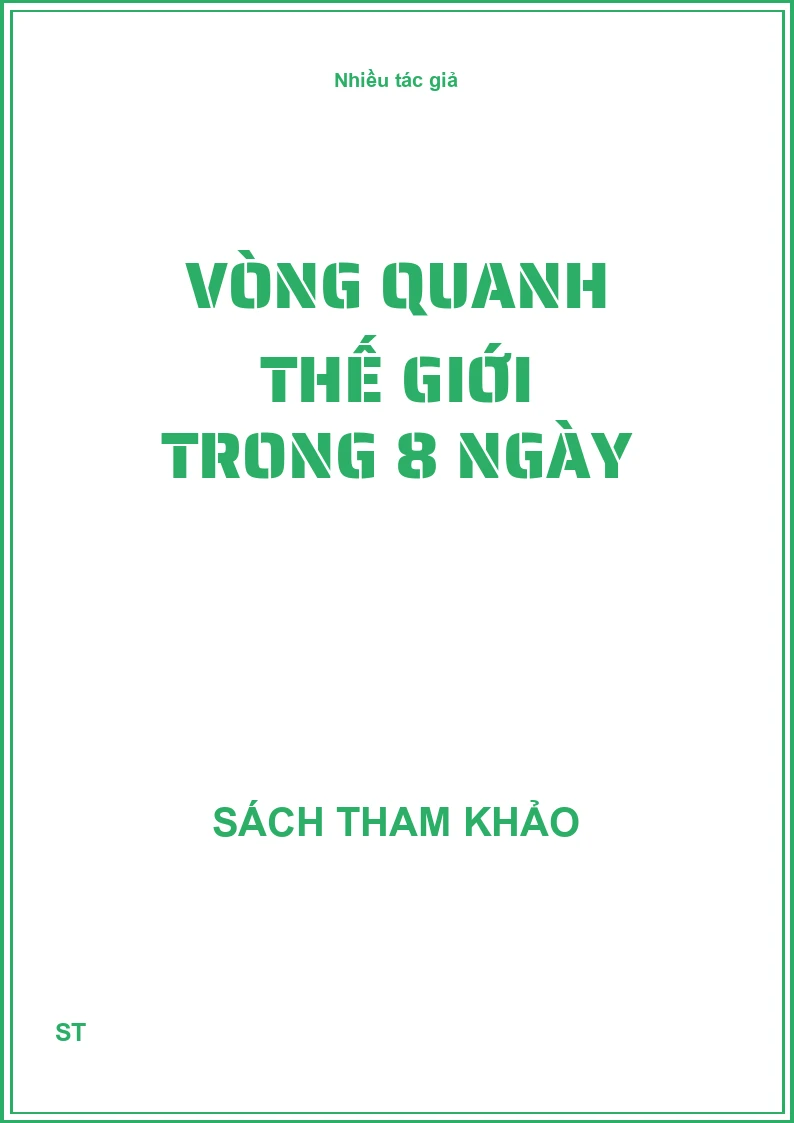 Vòng quanh thế giới trong 8 ngày
