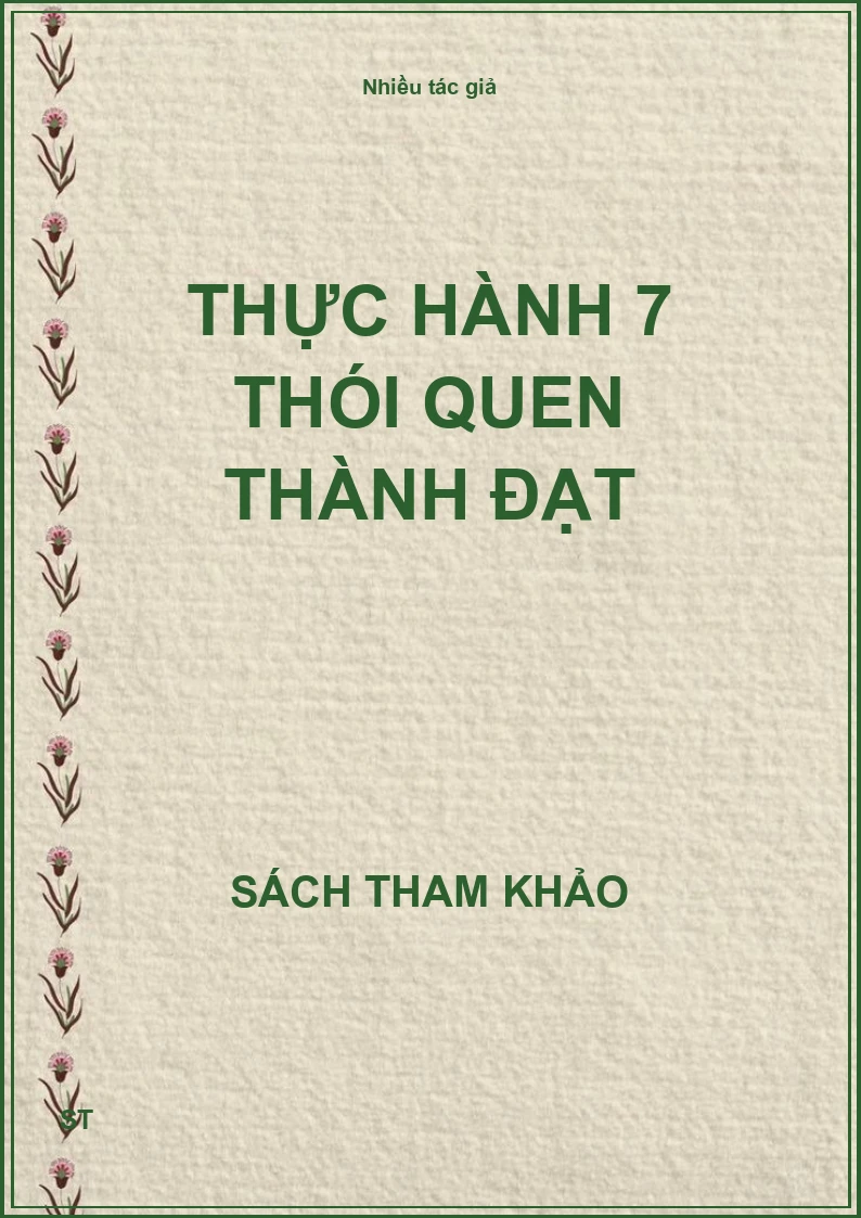 Thực hành 7 thói quen thành đạt