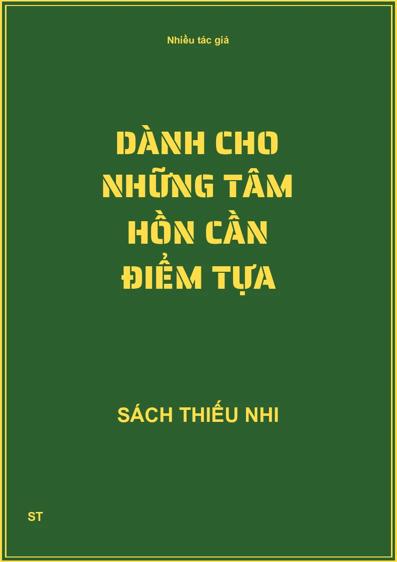Dành cho những tâm hồn cần điểm tựa