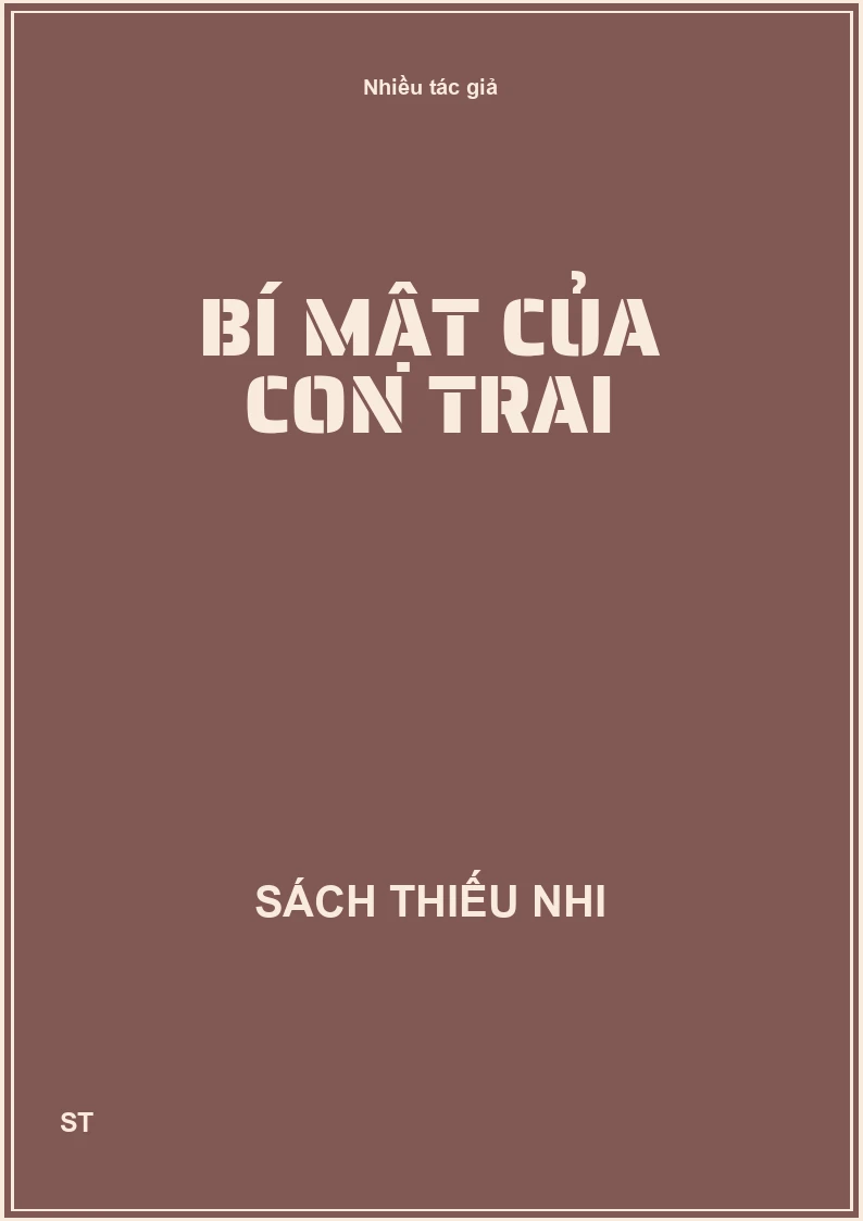 Bí mật của con trai