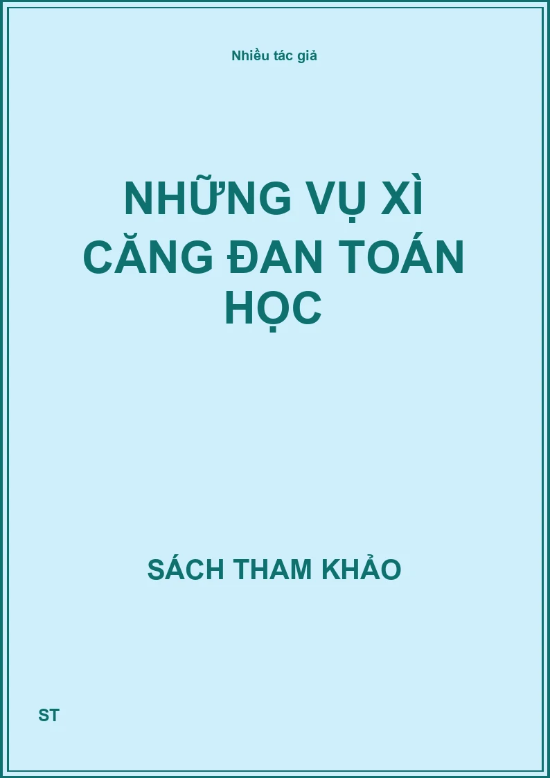 Những vụ xì căng đan toán học