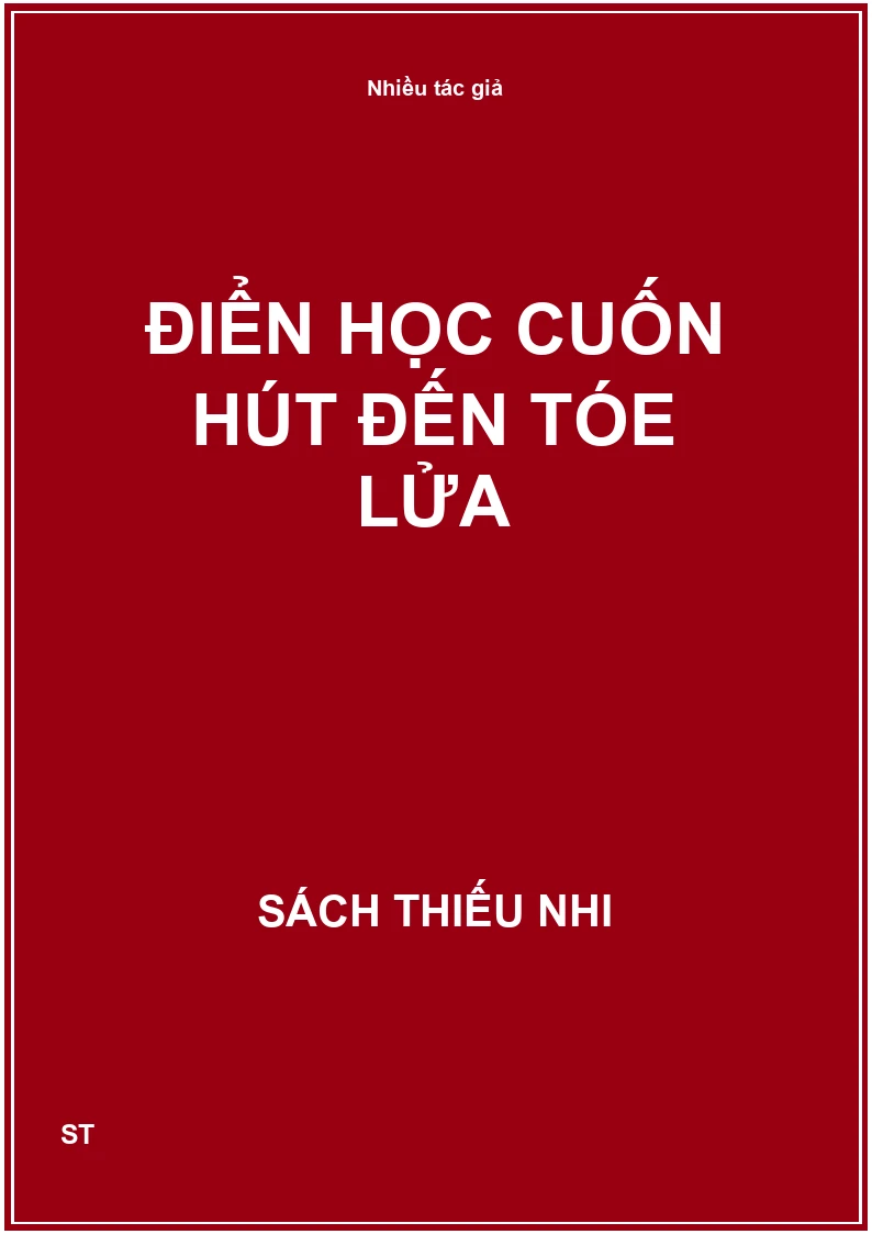 Điển học cuốn hút đến tóe lửa