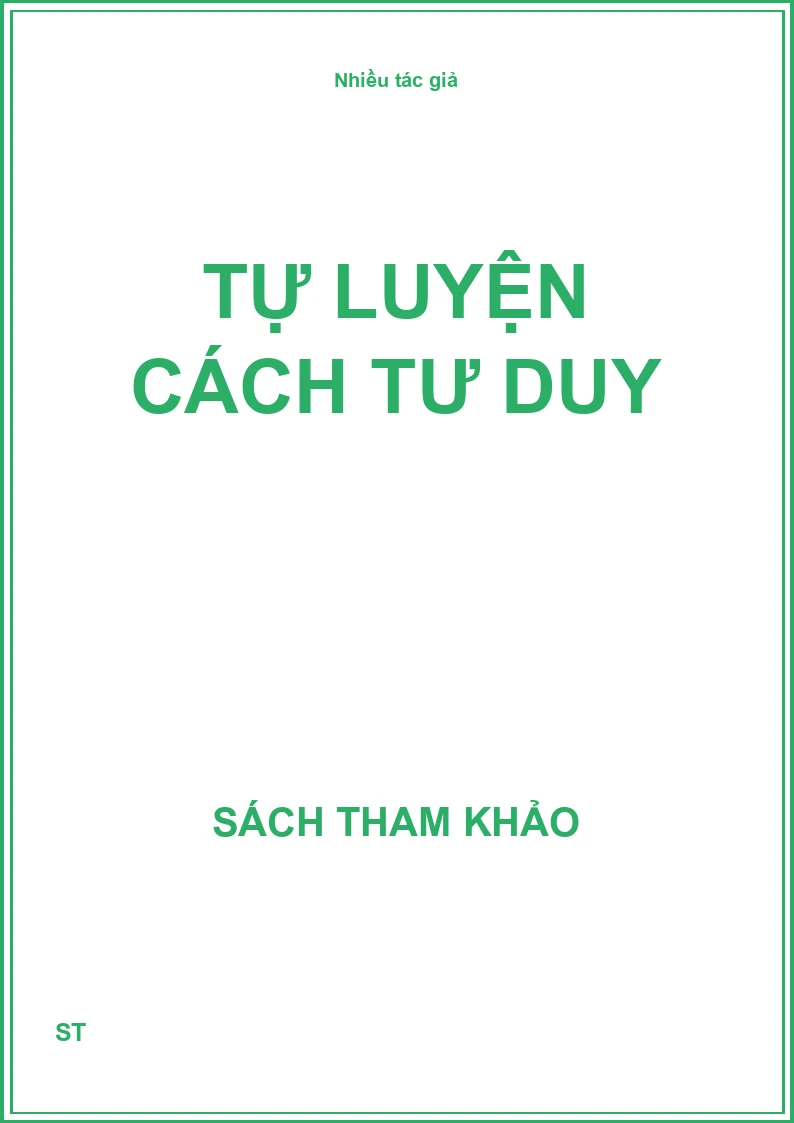 Tự luyện cách tư duy
