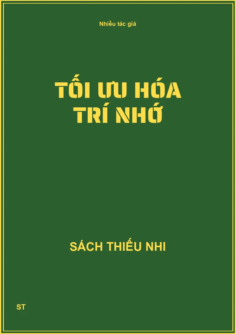 Tối ưu hóa trí nhớ