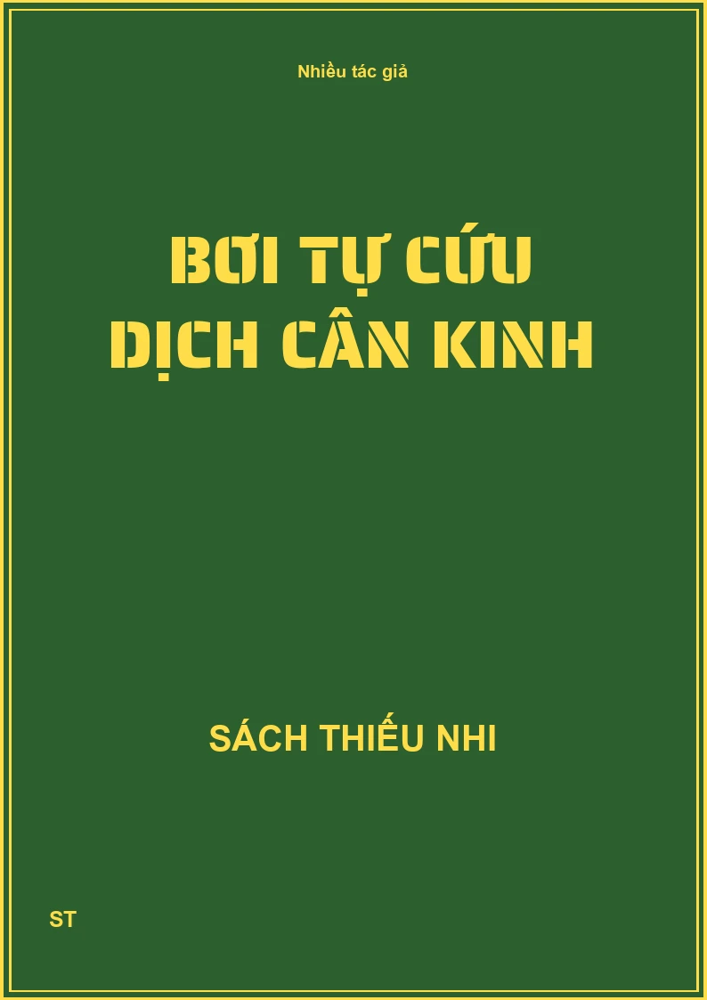 Bơi tự cứu dịch cân kinh