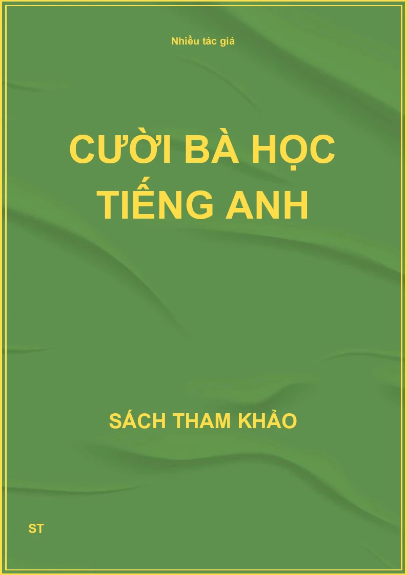 Cười bà học tiếng Anh