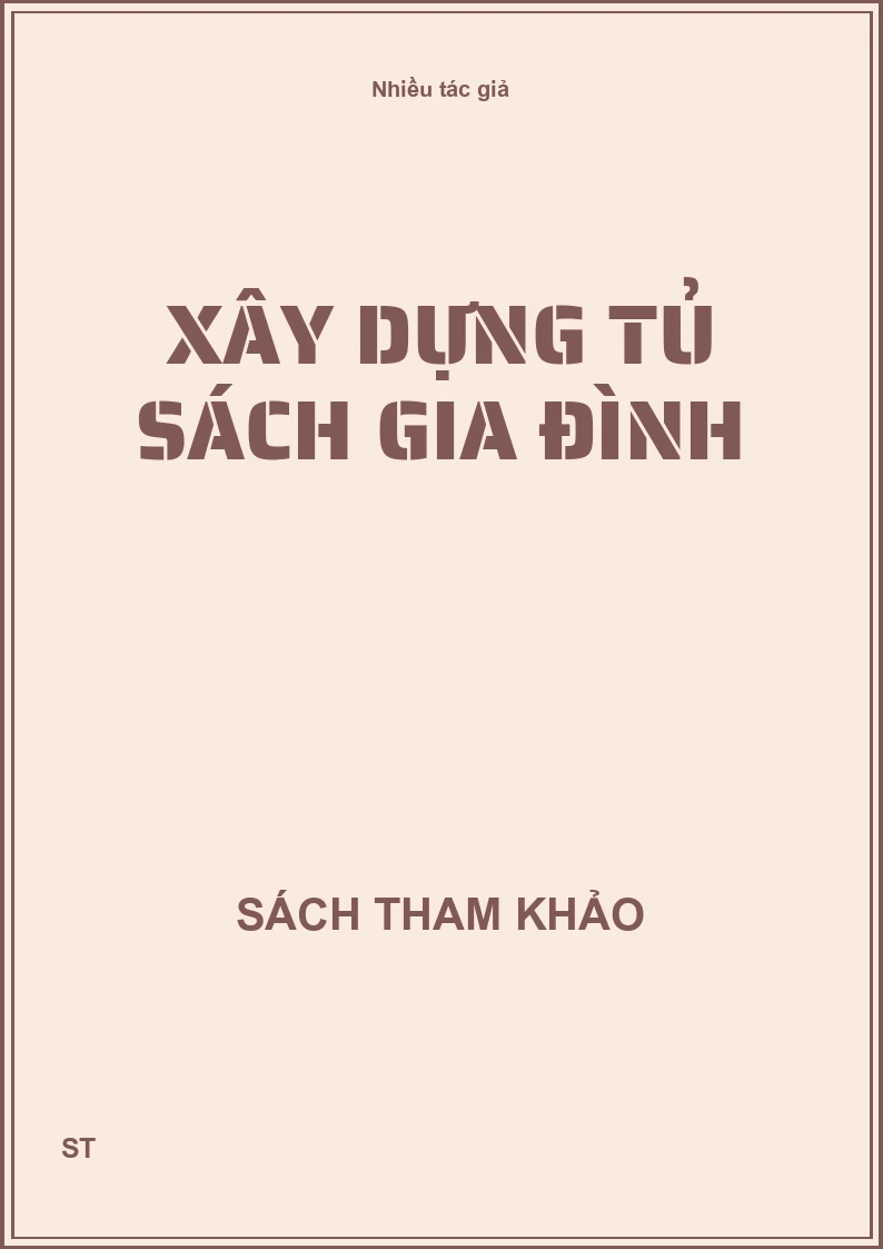 Xây dựng tủ sách gia đình