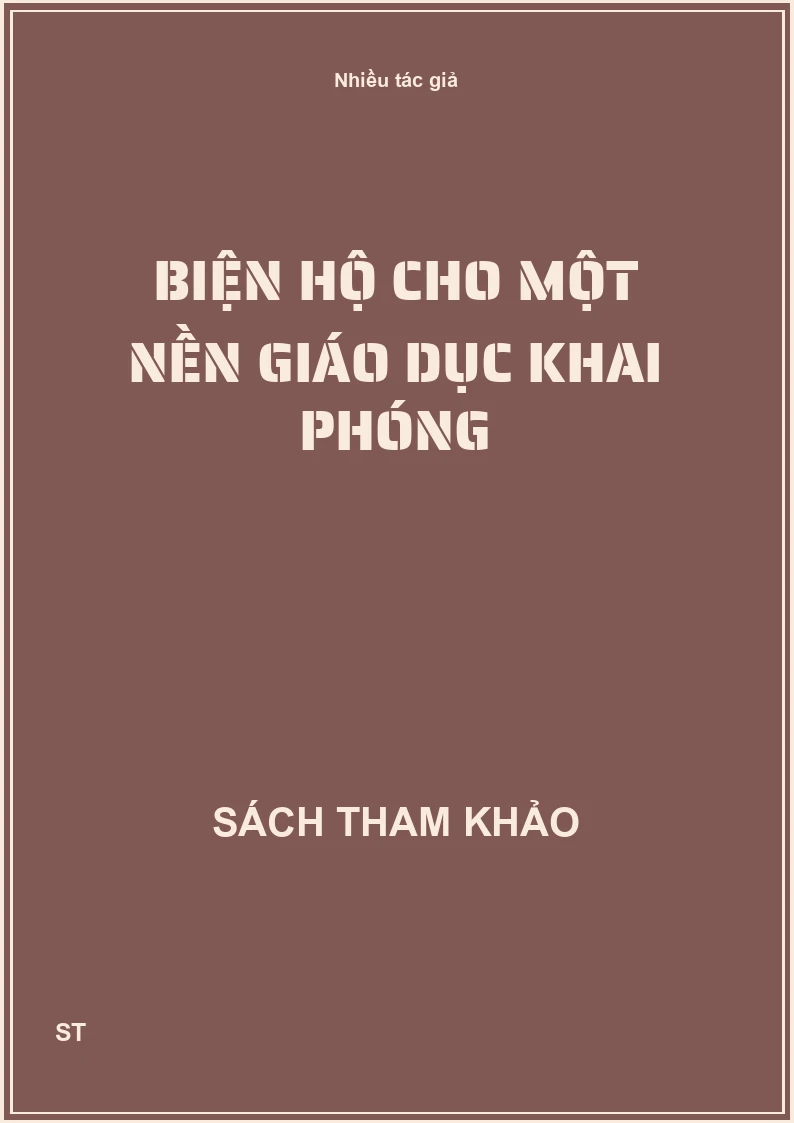 Biện hộ cho một nền giáo dục khai phóng