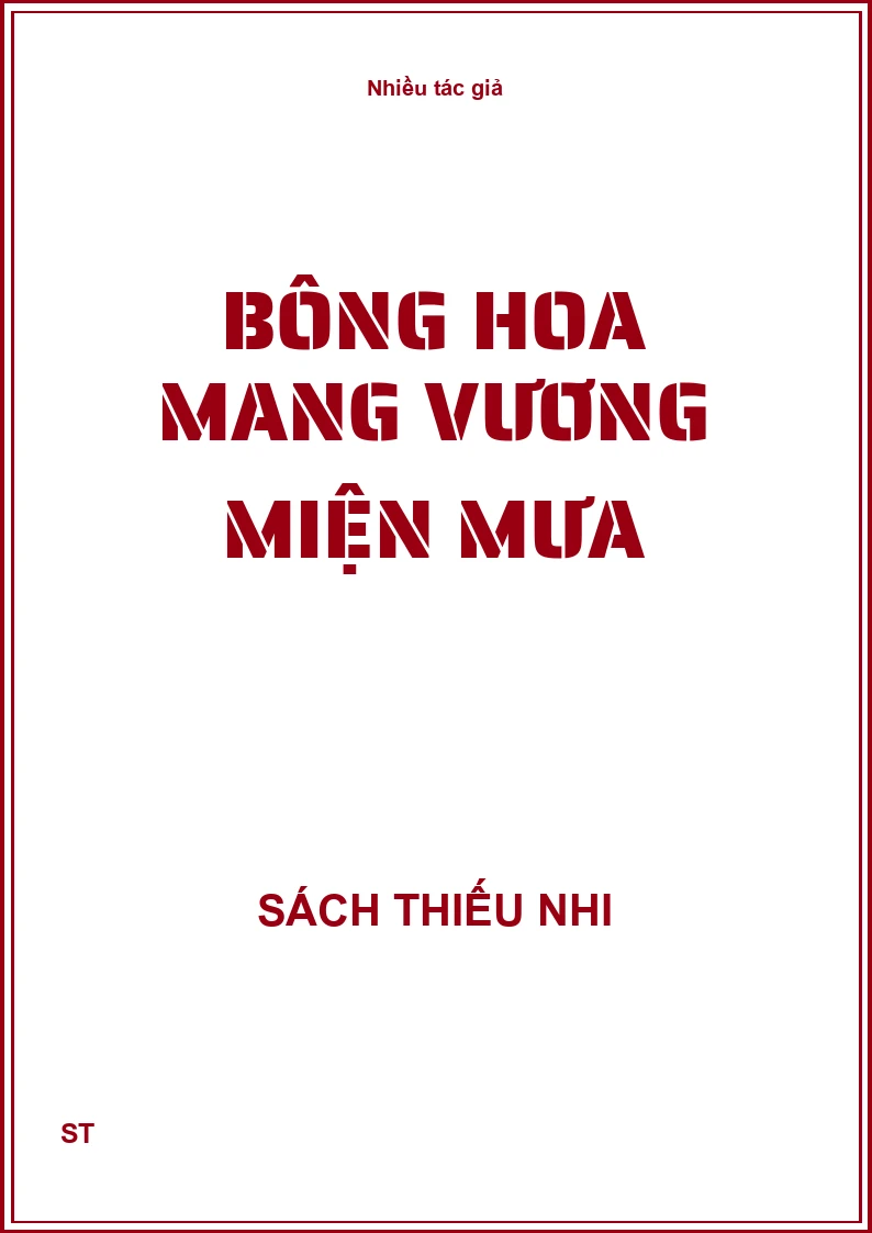 Bông hoa mang vương miện Mưa