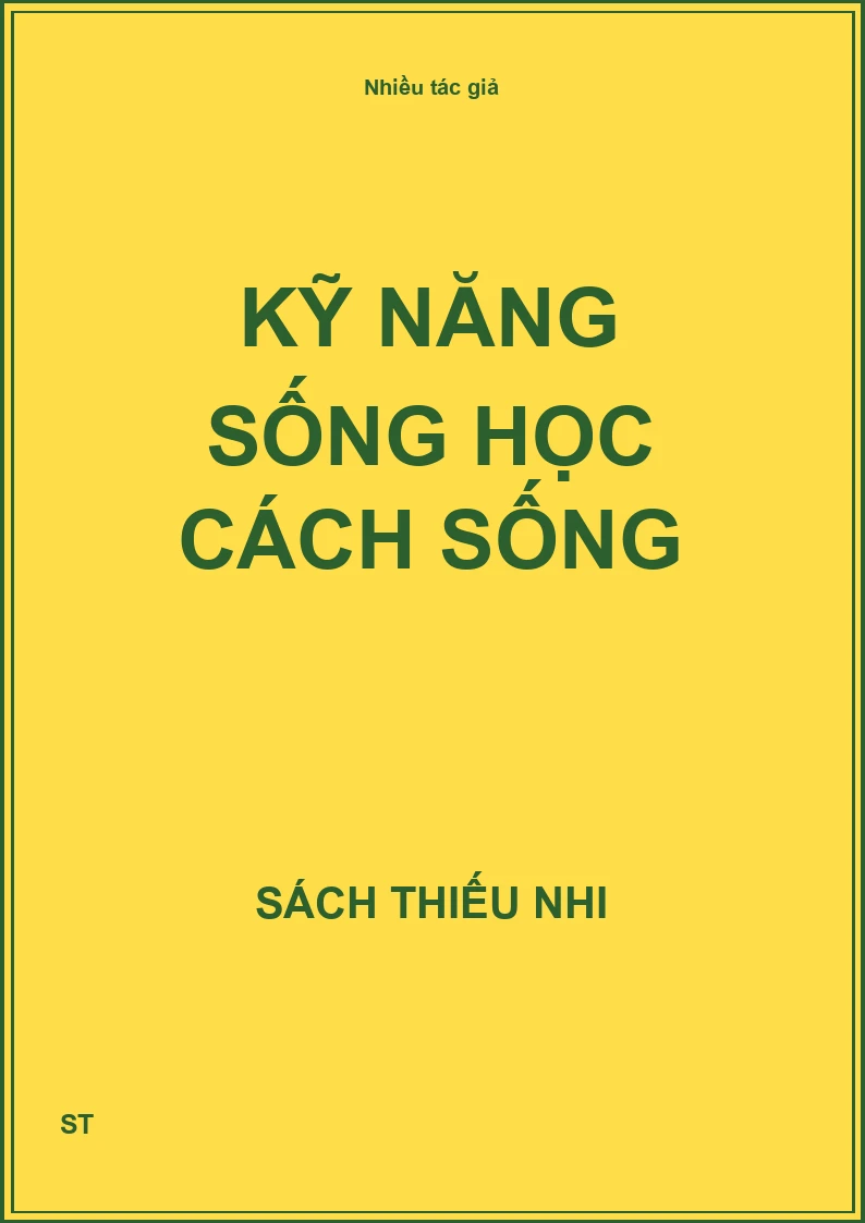 Kỹ năng sống học cách sống