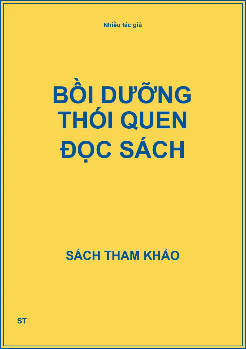 Bồi dưỡng thói quen đọc sách