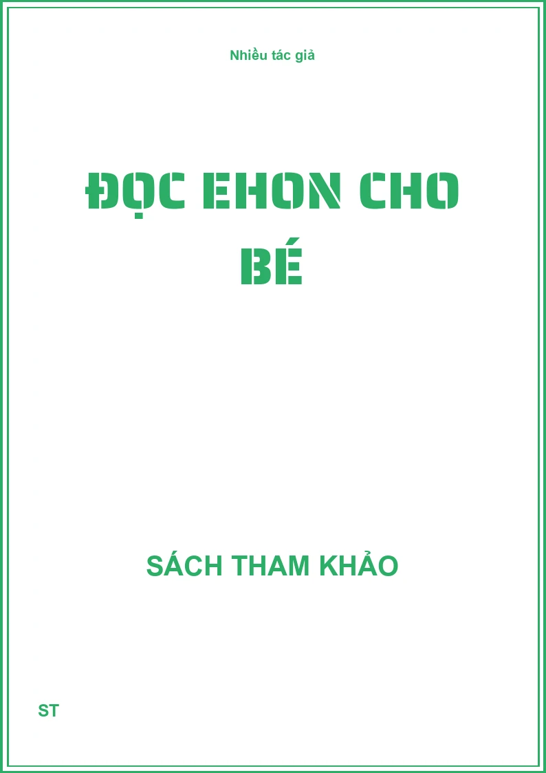 Đọc Ehon cho bé