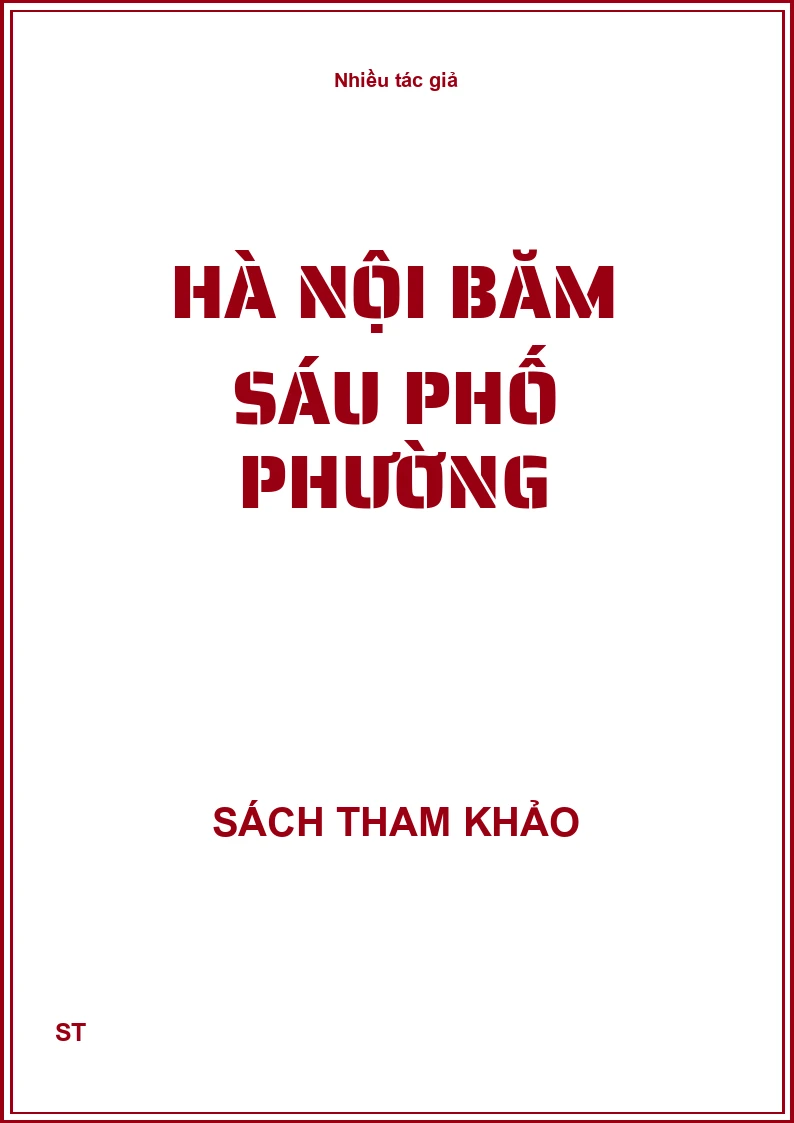 Hà Nội băm sáu phố phường