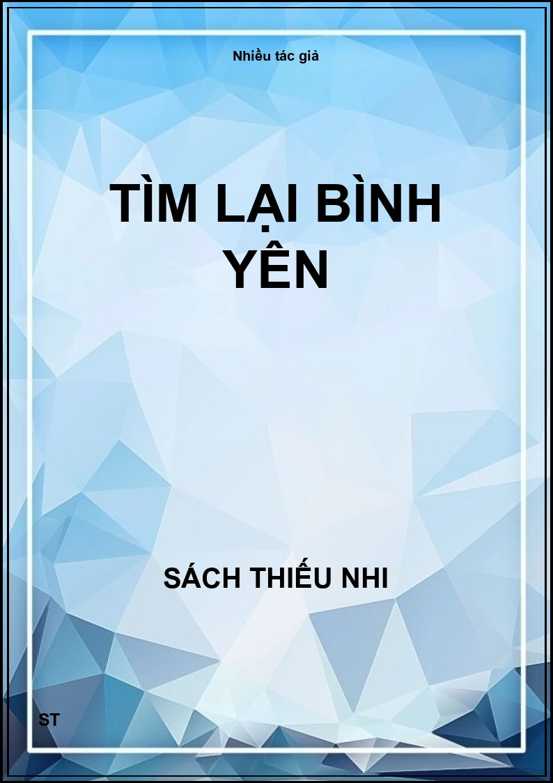 Tìm lại bình yên