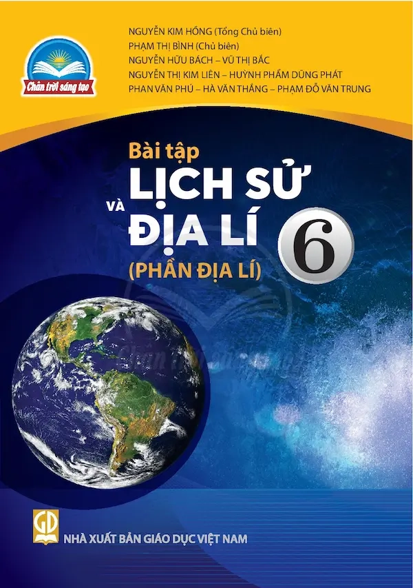 Sách bài tập Lịch sử và Địa lí 6 Phần Địa lí - Chân trời sáng tạo