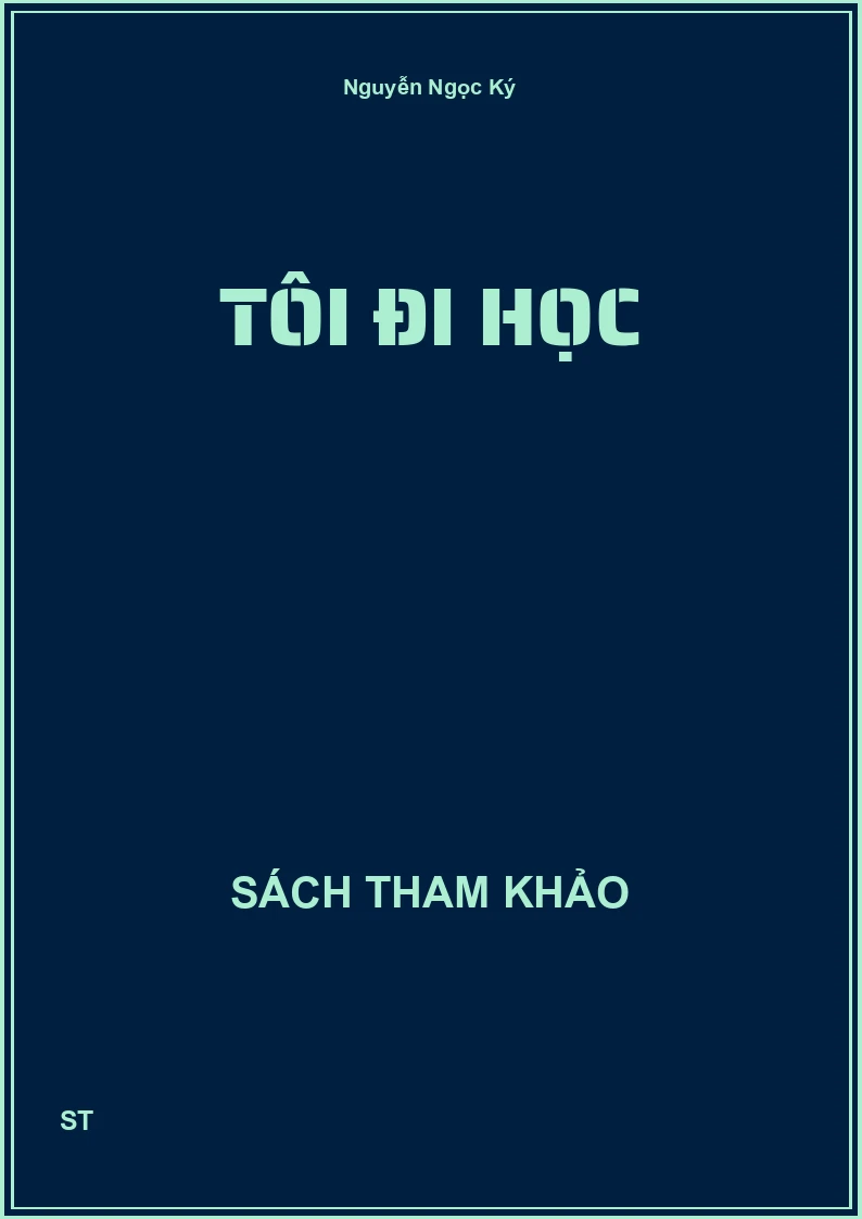 Tôi đi học