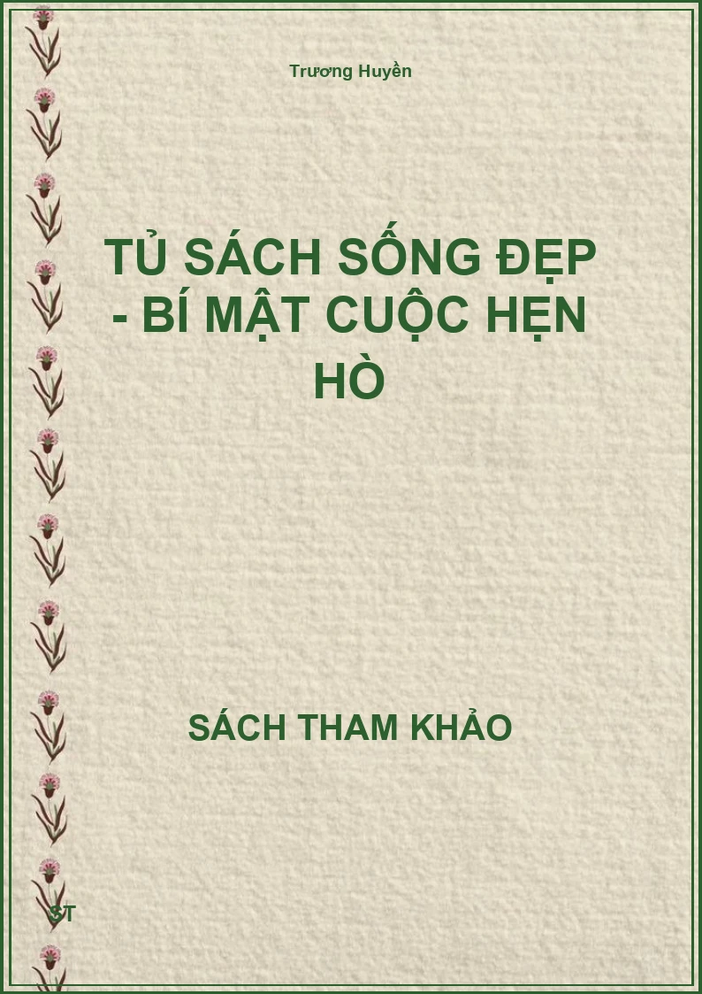 Tủ sách sống đẹp - Bí mật cuộc hẹn hò